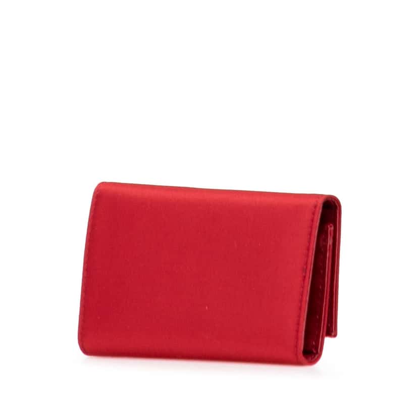 Prada Tessuto Key Holder Red Good condition - Back View
