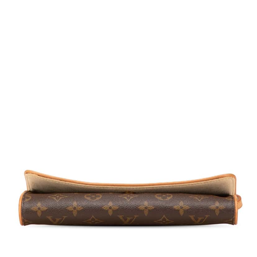 Louis Vuitton Monogram Pochette Twin GM Brown Canvas Good condition - Inside View