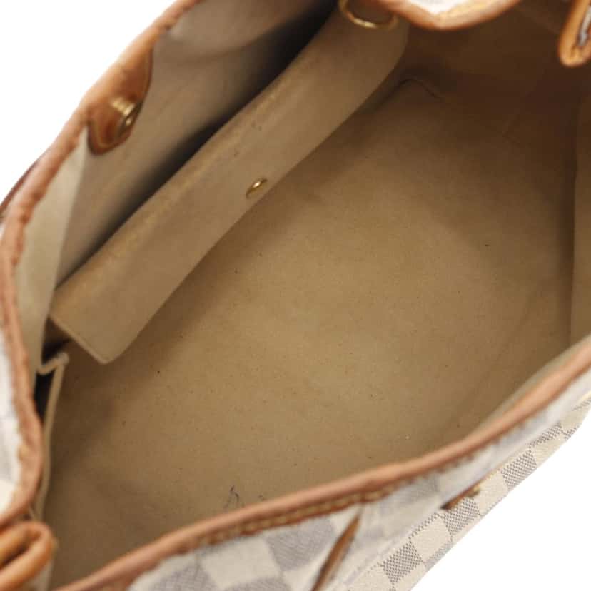 Louis Vuitton Damier Azur Galliera PM White Canvas Fair condition - Inside View