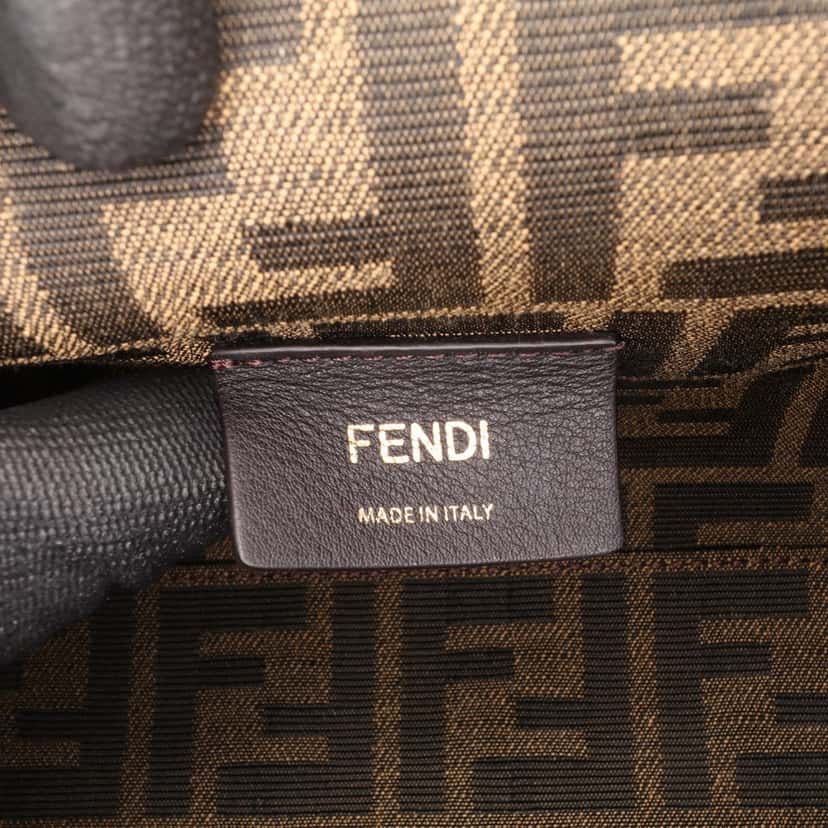 Fendi Small Nappa Fendi First Crossbody Black Leather Good condition - Box View