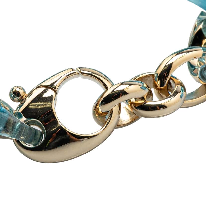 Gucci Plastic Marina Chain Bracelet Blue Good condition - Box View