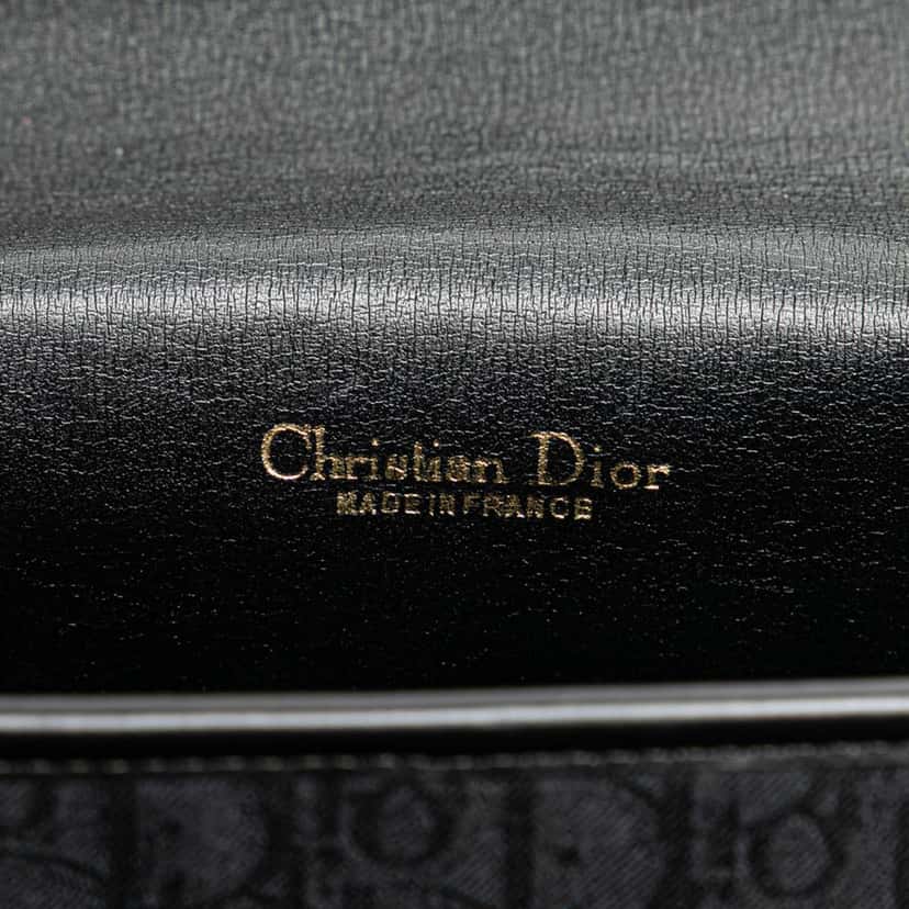 Dior Diorissimo Trotter Canvas Crossbody Black Canvas Good condition - Box View