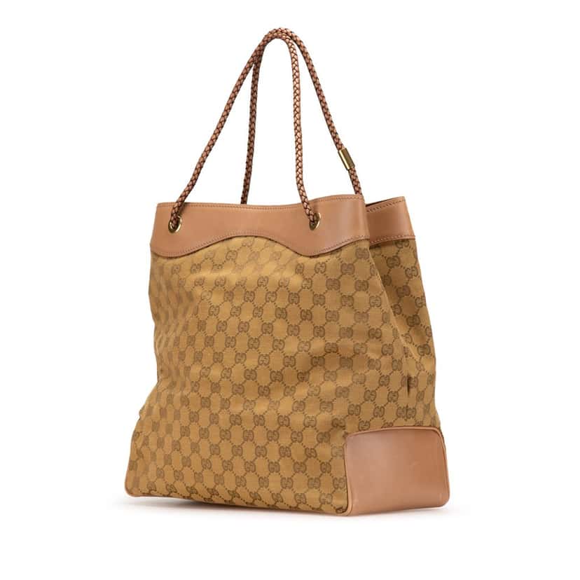 Gucci GG Canvas Gifford Tote Orange Canvas Good condition - Back View