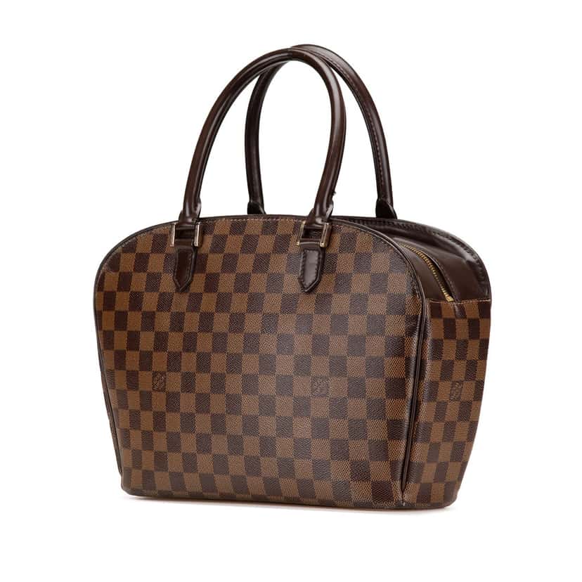 Louis Vuitton Damier Ebene Sarria Horizontal Brown Canvas Good condition - Back View