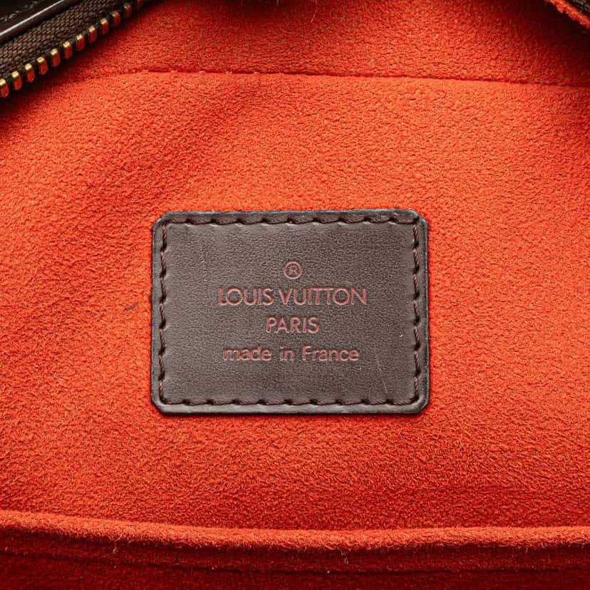 Louis Vuitton Damier Ebene Sarria Horizontal Brown Canvas Good condition - Box View