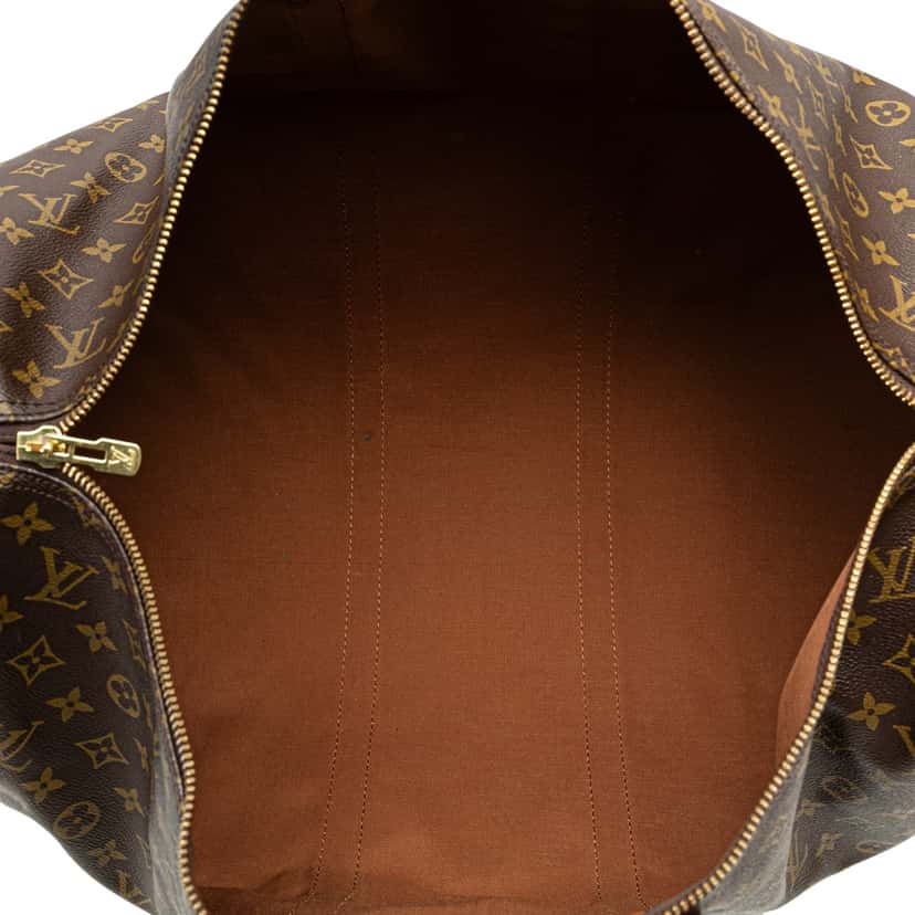 Louis Vuitton Monogram Keepall 55 Brown Canvas Good condition - Model View