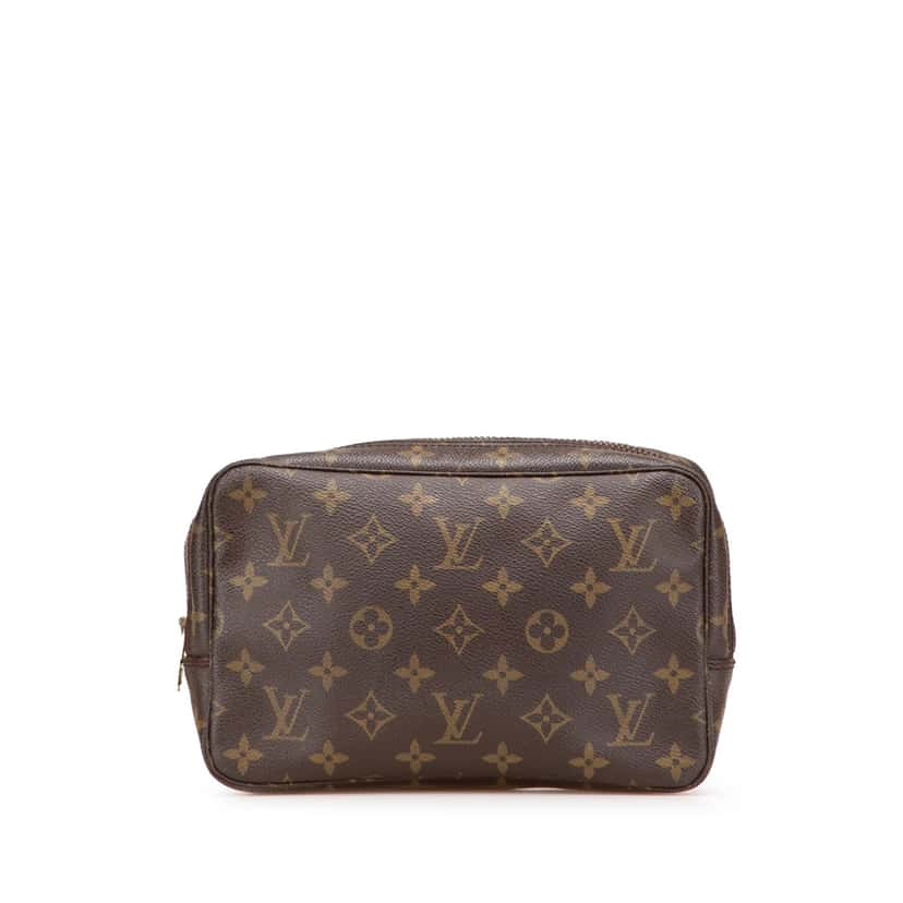 Louis Vuitton Monogram Trousse Toilette 23 Brown Canvas Good condition - Front View