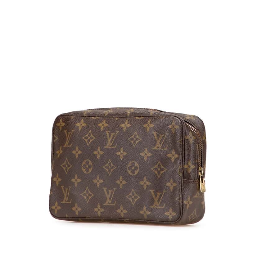Louis Vuitton Monogram Trousse Toilette 23 Brown Canvas Good condition - Back View