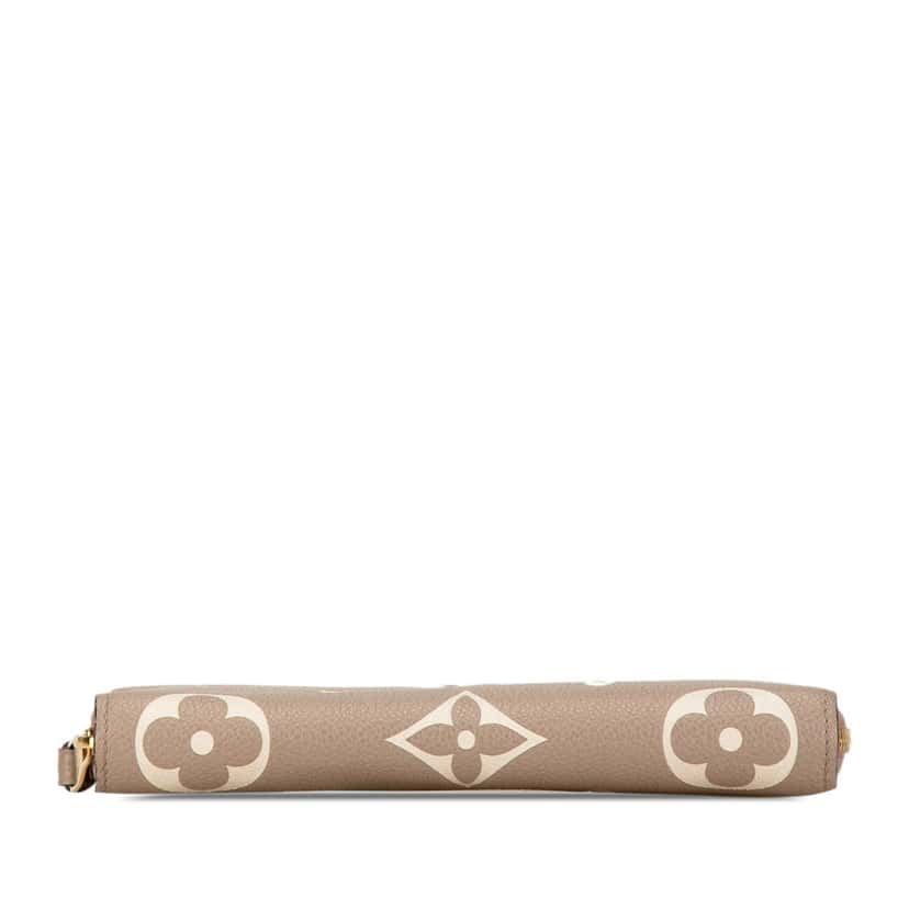 Louis Vuitton Monogram Giant Empreinte Zippy Wallet Brown Leather Good condition - Inside View