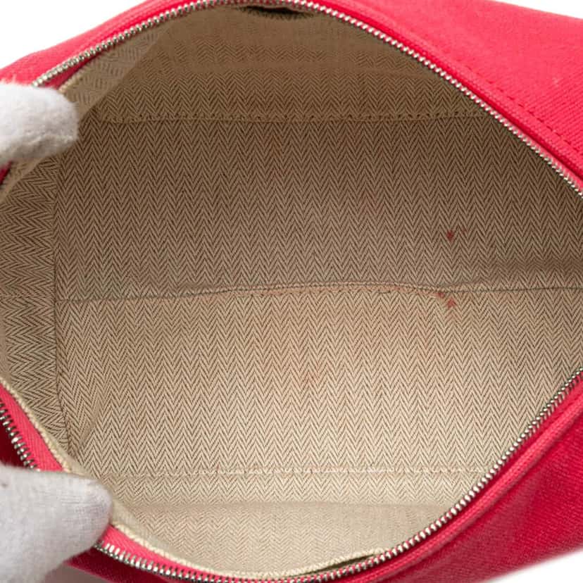 Hermès Small Canvas Bride A Brac Pink Canvas Good condition - Model View