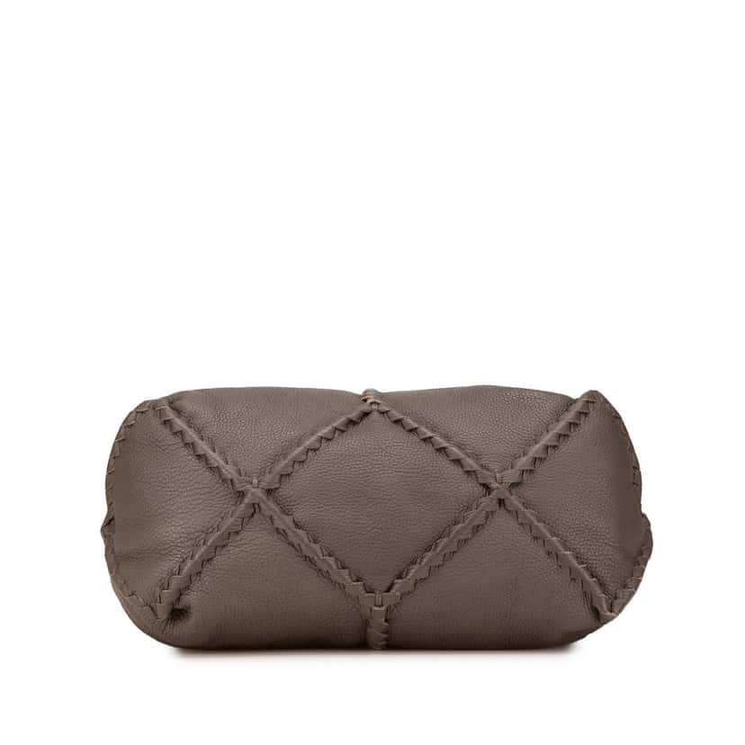 Bottega Veneta Large Washed Cervo Deerskin Hobo Brown Leather Good condition - Inside View