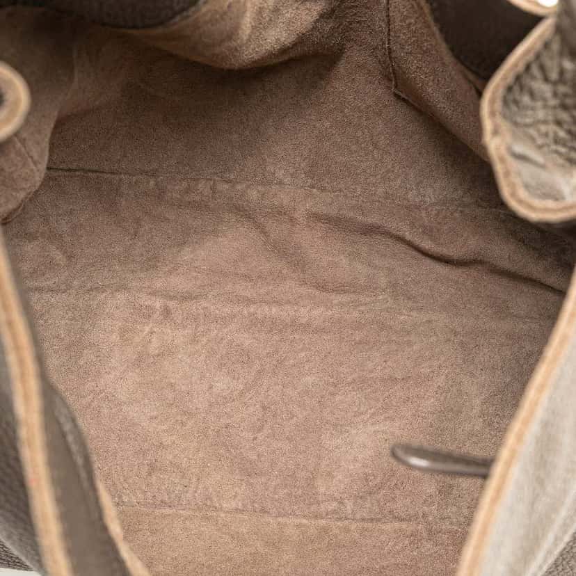 Bottega Veneta Large Washed Cervo Deerskin Hobo Brown Leather Good condition - Model View