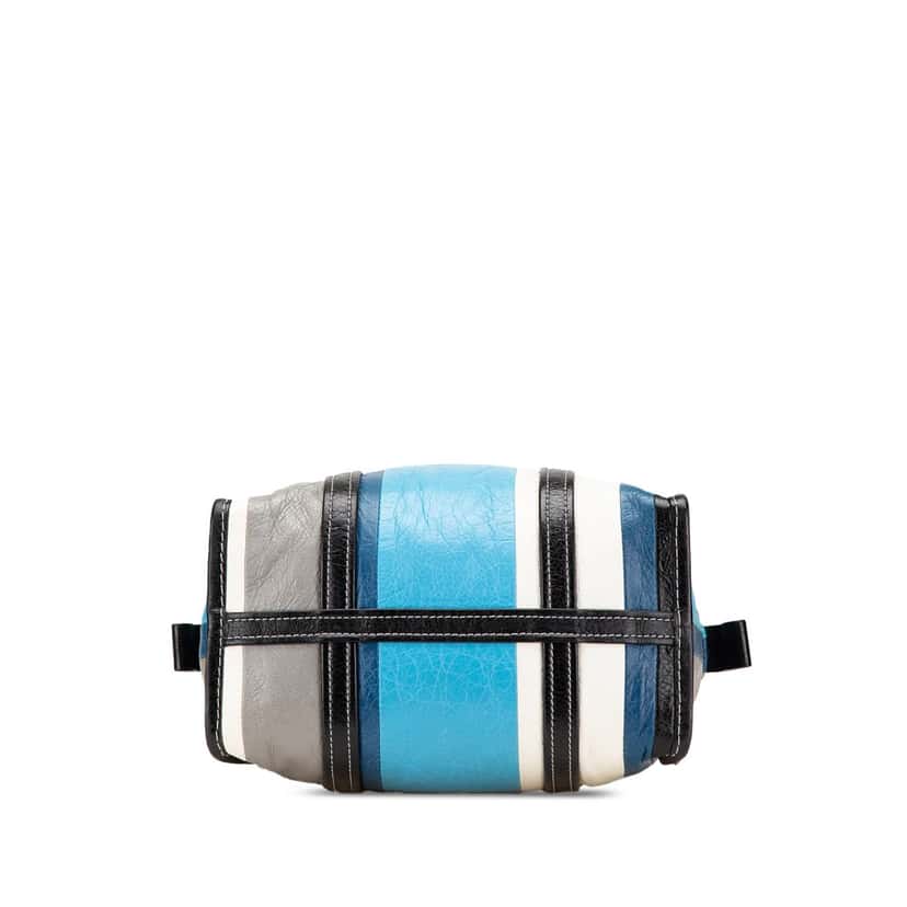 Balenciaga S Lambskin Bazar Shopper Satchel Blue Leather Very good condition - Inside View