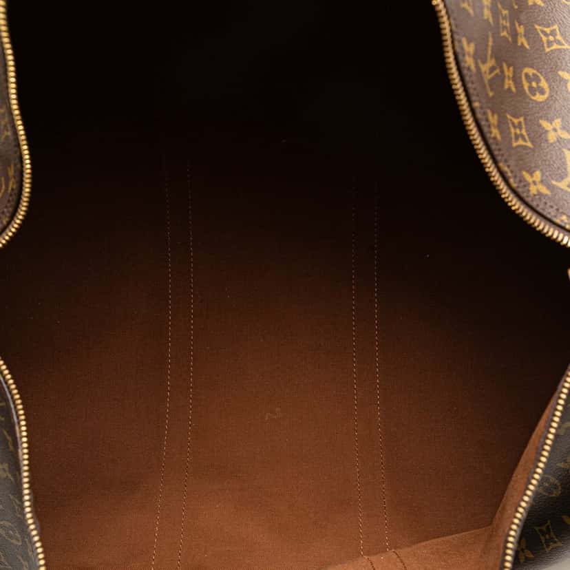 Louis Vuitton Monogram Keepall Bandouliere 60 Brown Canvas Good condition - Model View
