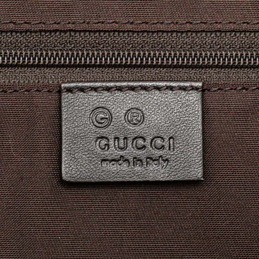 Gucci Leather Abbey D Ring Horsebit Tote Brown Leather Good condition - Box View