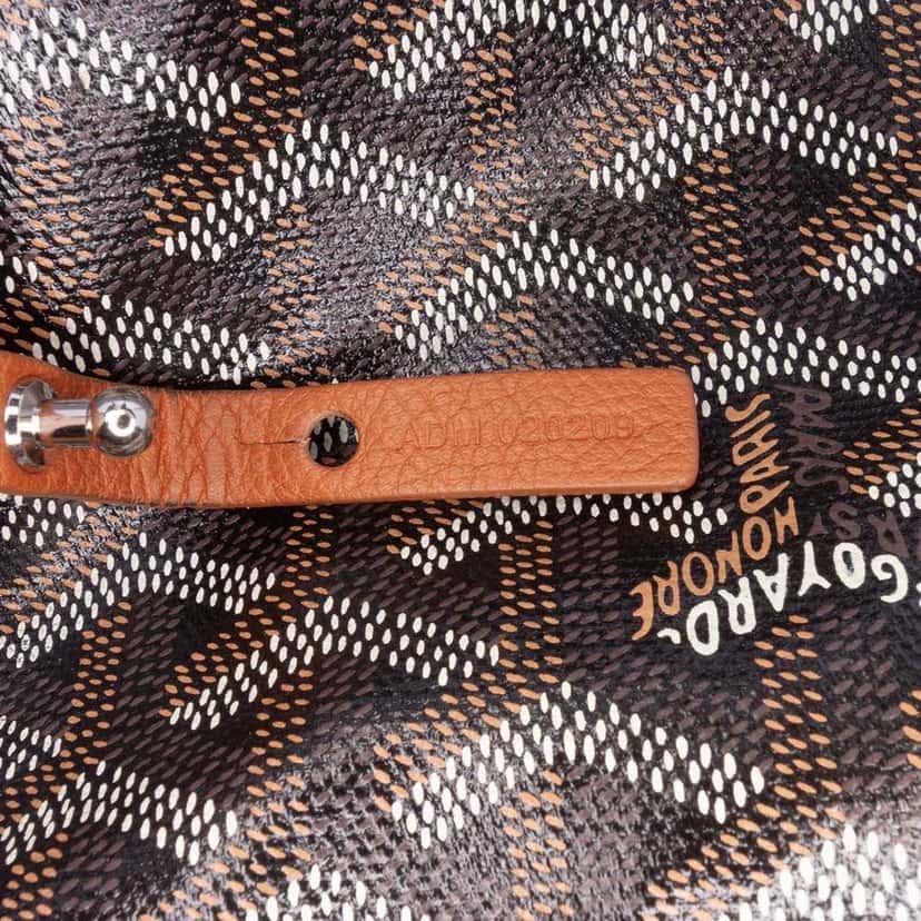 Goyard Goyardine Saint Louis PM Black Canvas Good condition - Box View