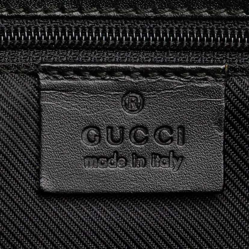 Gucci GG Canvas Jackie Handbag Brown Canvas Fair condition - Box View