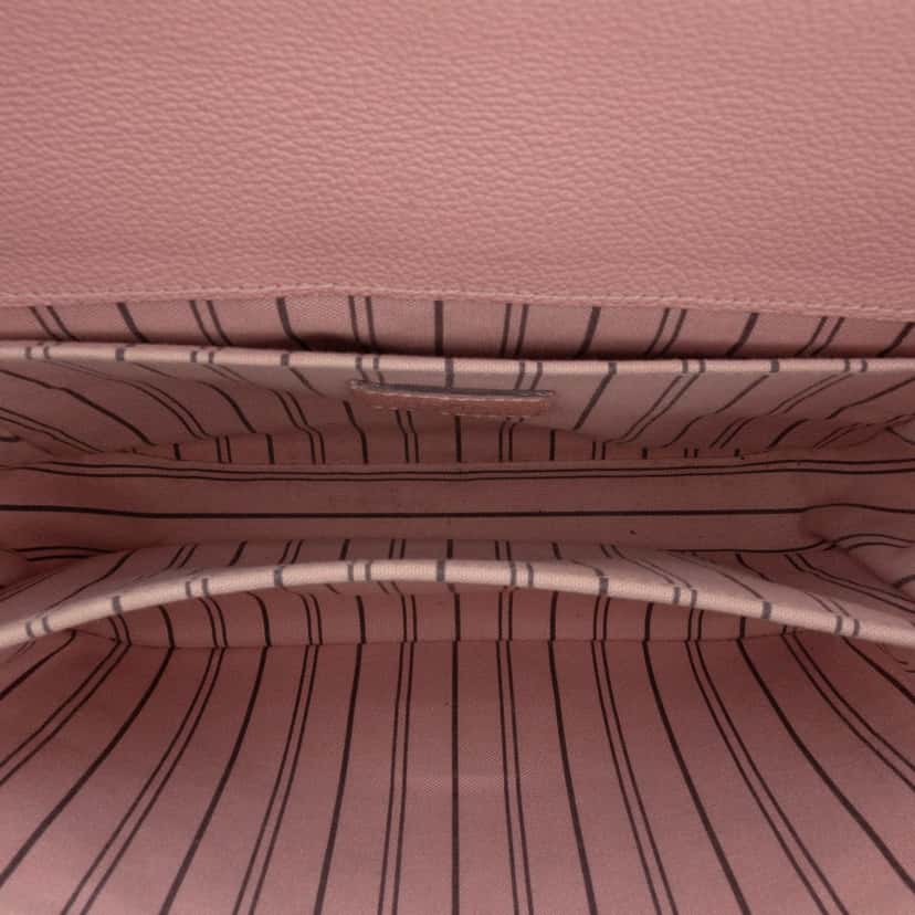 Louis Vuitton Monogram Empreinte Pochette Metis Pink Leather Good condition - Model View