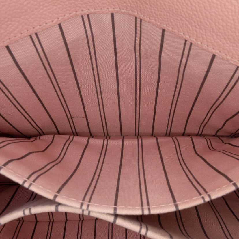 Louis Vuitton Monogram Empreinte Pochette Metis Pink Leather Good condition - Box View