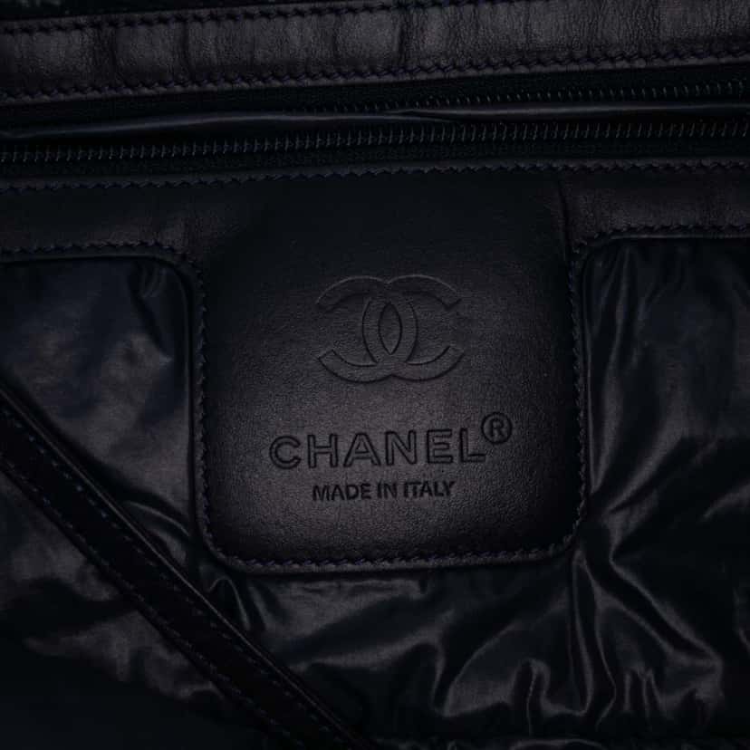 Chanel Large Nylon Coco Cocoon Tote Grey Good condition - Box View