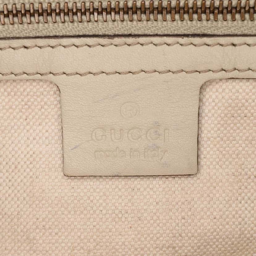 Gucci Medium Guccissima Scarlett Satchel Brown Leather Good condition - Box View