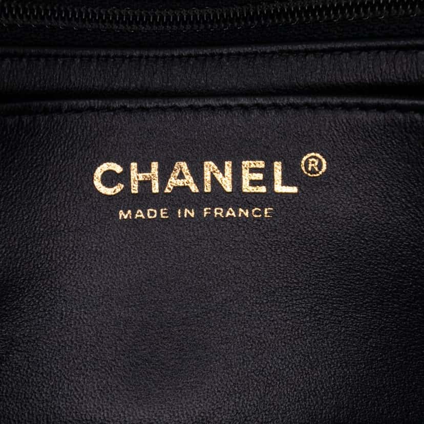 Chanel Small Tweed Pearl Cosmos Flap Black Tweed Good condition - Box View