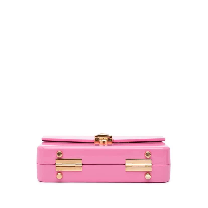 Gucci Mini Acrylic Sylvie 1969 Top Handle Bag Pink Good condition - Inside View