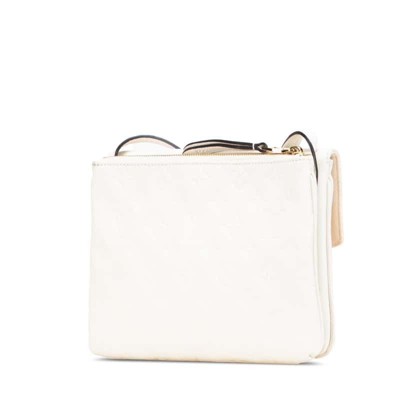 Louis Vuitton Monogram Empreinte Twice White Leather Good condition - Back View