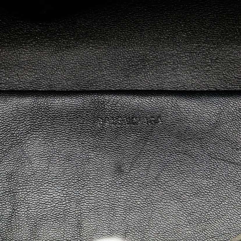 Balenciaga Lambskin Logo Souvenir XS Belt Bag Black Leather Good condition - Box View
