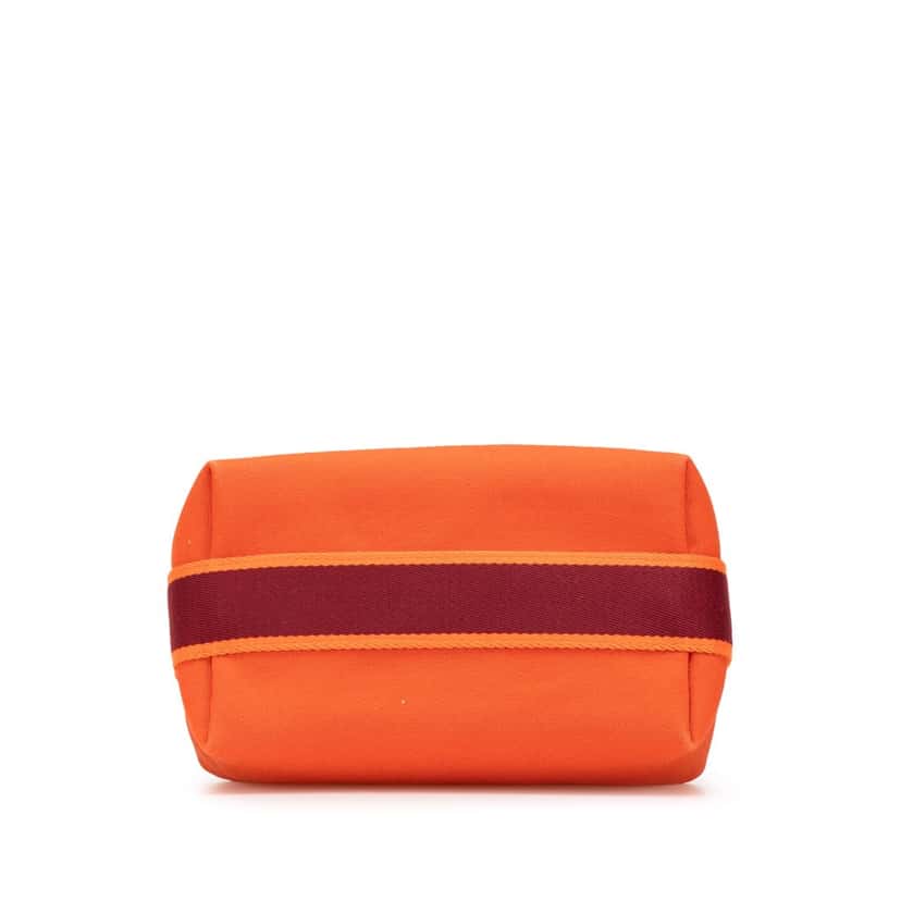 Hermès Small Toile Bride A Brac Orange Canvas Good condition - Inside View