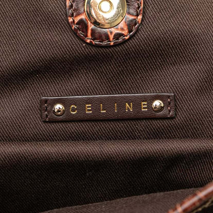 Celine Macadam Canvas Bittersweet Hobo Brown Canvas Good condition - Box View