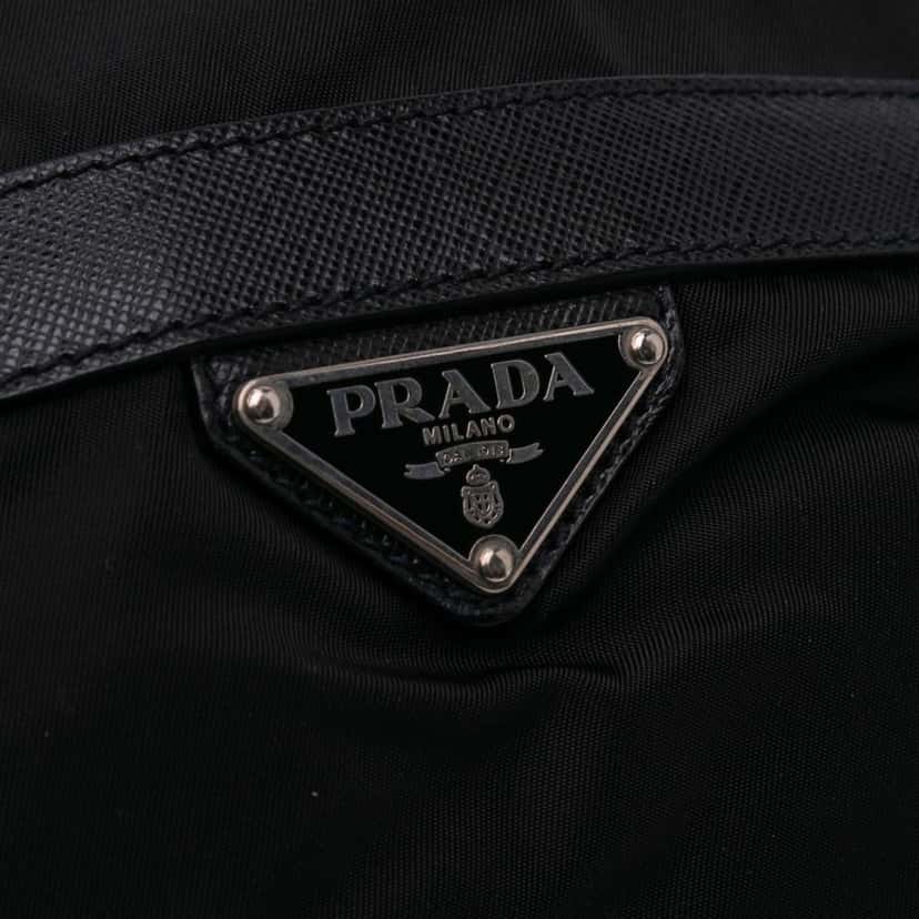Prada Tessuto Shoulder Bag Black Good condition - Box View