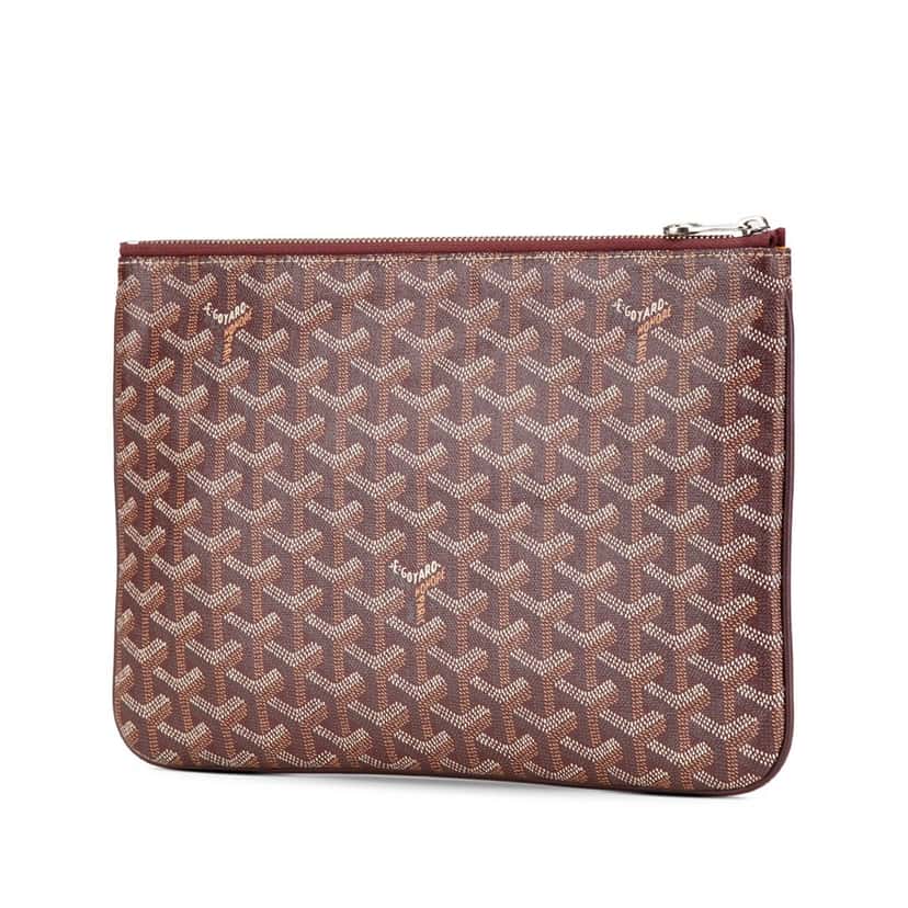Goyard Goyardine Senat MM Red Canvas Good condition - Back View