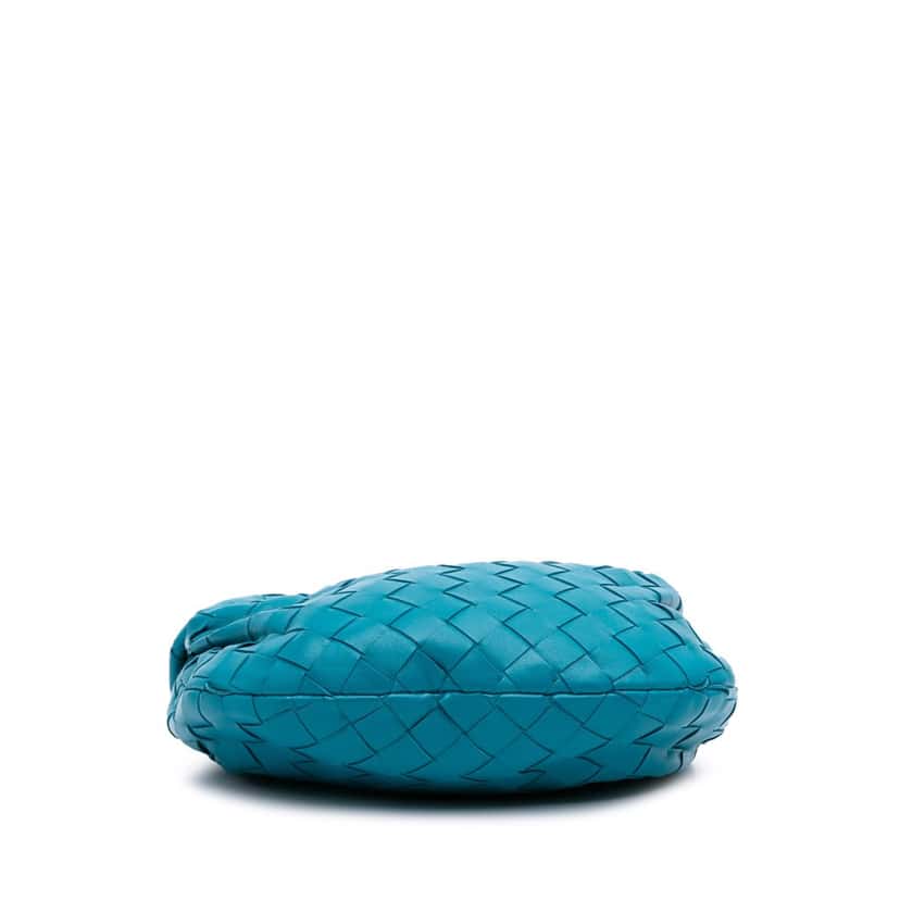 Bottega Veneta Mini Nappa Intrecciato Jodie Blue Leather Good condition - Inside View