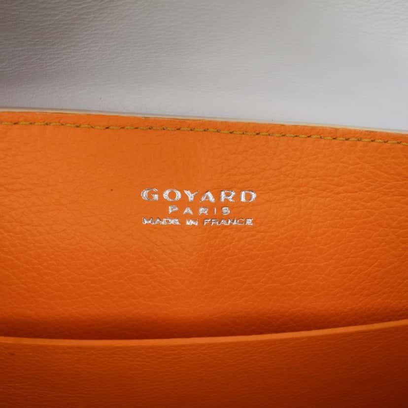 Goyard Mini Goyardine Saigon Souple White Canvas Good condition - Box View