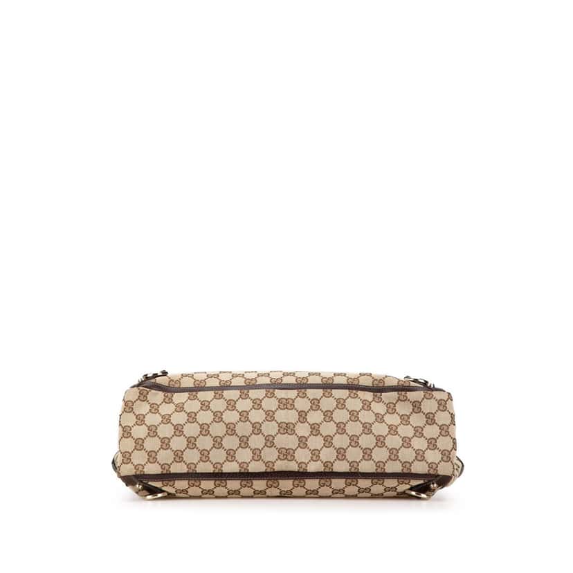 Gucci GG Canvas Abbey D Ring Tote Brown Canvas Good condition - Inside View