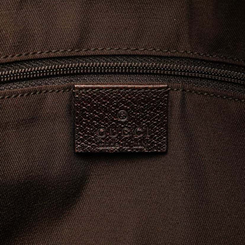 Gucci GG Canvas Abbey D Ring Tote Brown Canvas Good condition - Box View
