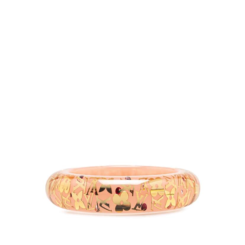 Louis Vuitton Monogram Resin Inclusion Bangle Pink Good condition - Inside View