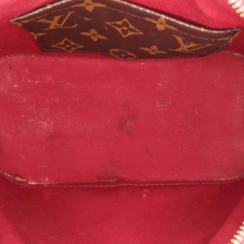 Louis Vuitton Vernis Miroir Alma BB Red Leather Good condition - Model View