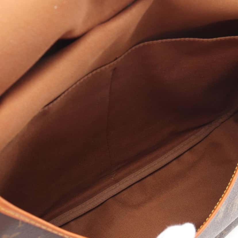 Louis Vuitton Monogram Saumur 35 Brown Canvas Good condition - Inside View