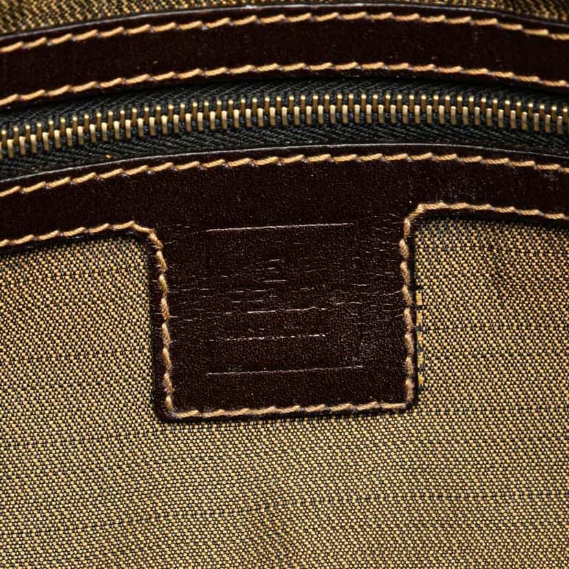 Fendi Zucca Canvas Shoulder Bag Brown Canvas Fair condition - Box View