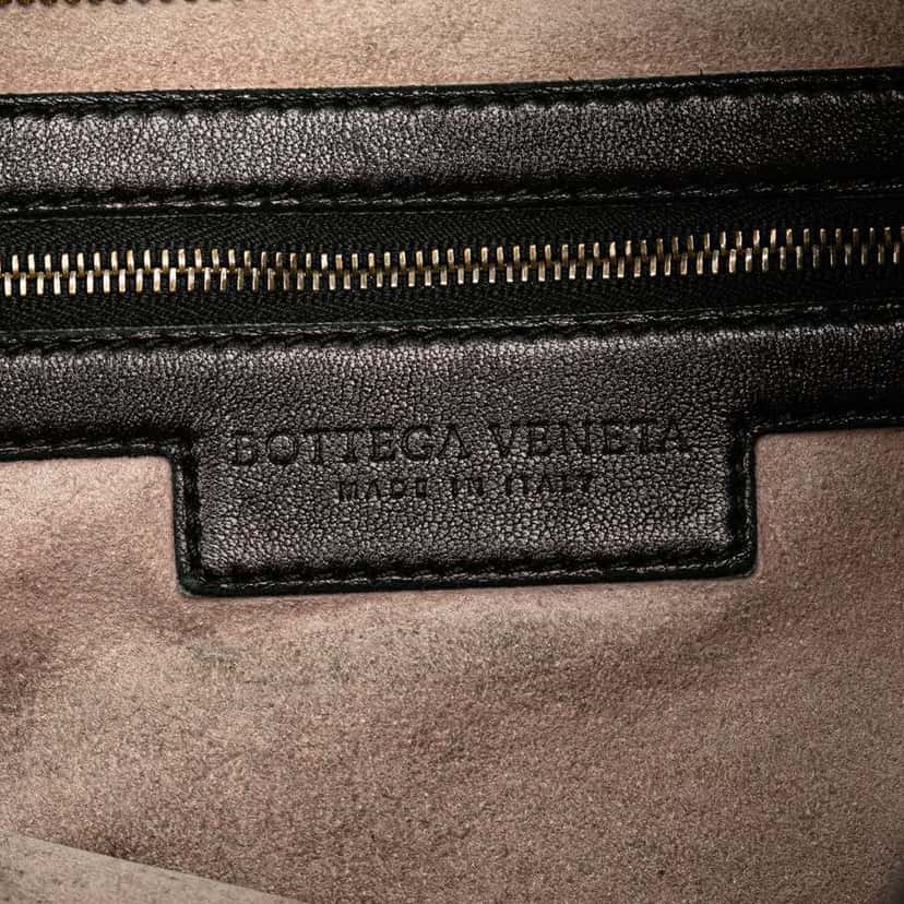 Bottega Veneta Nappa Intrecciato Marquise Flower Crossbody Black Leather Good condition - Box View