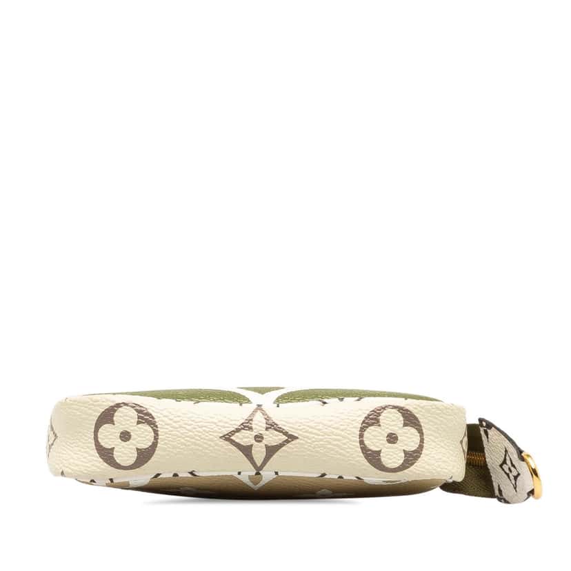 Louis Vuitton Monogram Giant Micro Pochette Accessoires Green Canvas Good condition - Model View