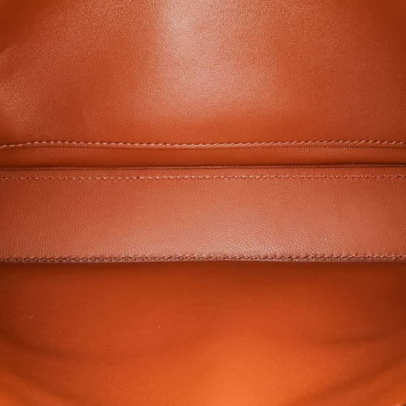 Celine Triomphe Coated Canvas Triomphe Chain Shoulder Bag Brown Canvas Good condition - Model View