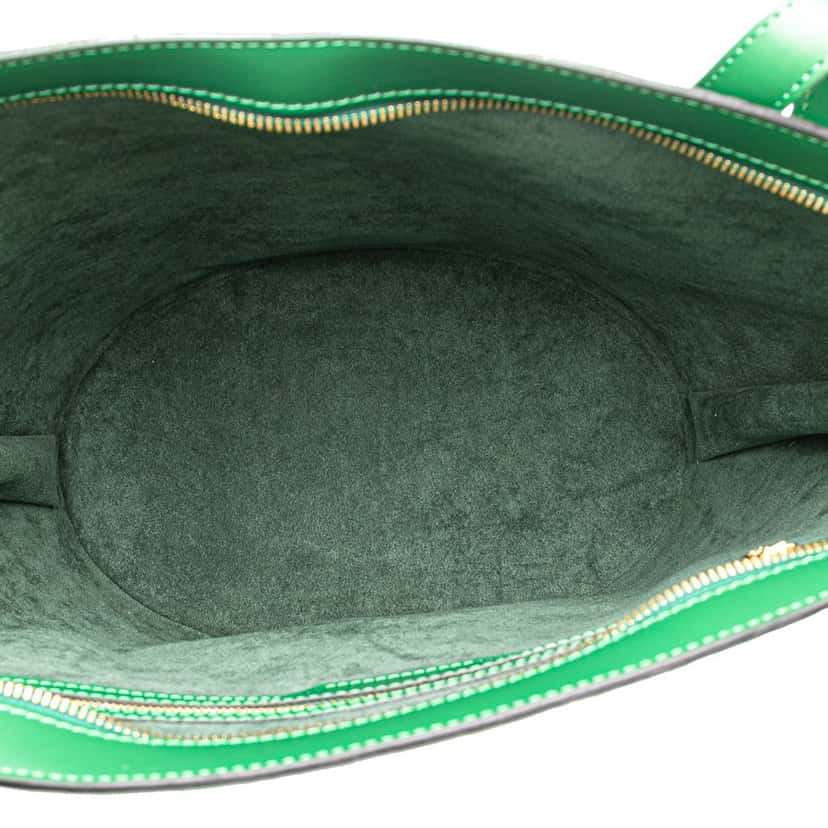 Louis Vuitton Epi Saint Jacques GM Long Strap Green Leather Good condition - Model View