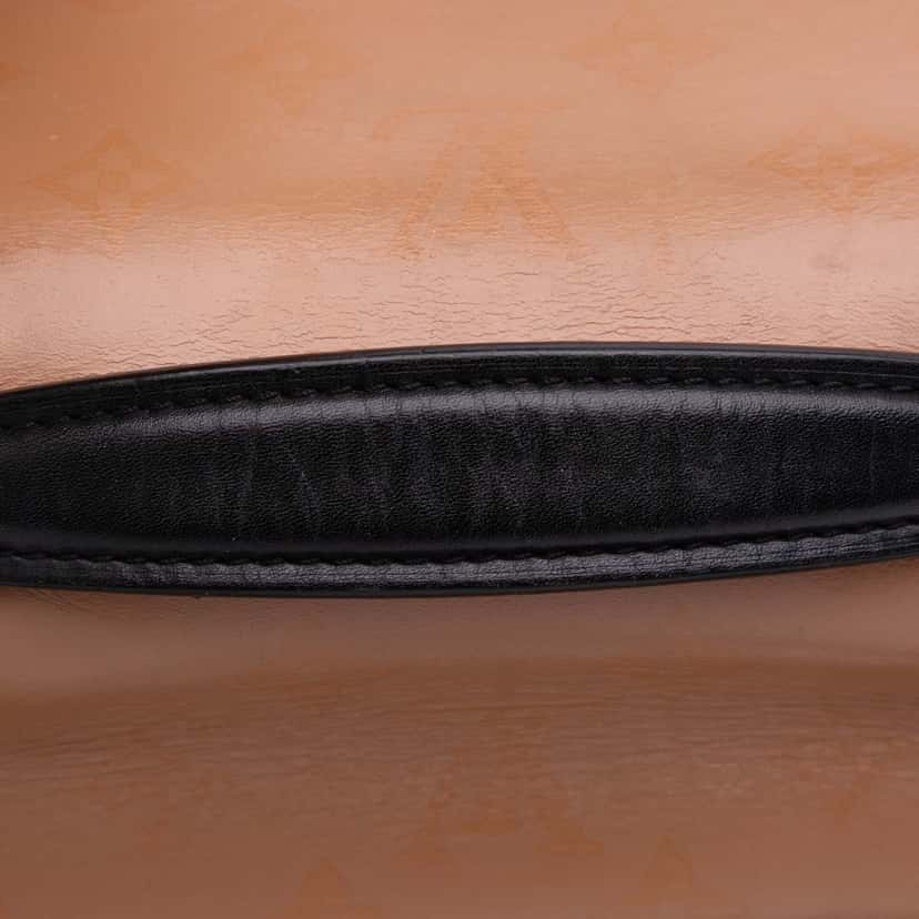 Louis Vuitton Monogram Cuir Plume Ecume Very Chain Satchel Brown Leather Very good condition - Box View