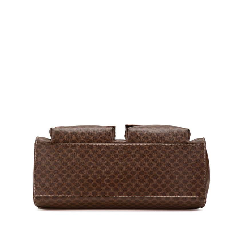 Celine Macadam Coated Canvas Handbag Brown Canvas Good condition - Inside View
