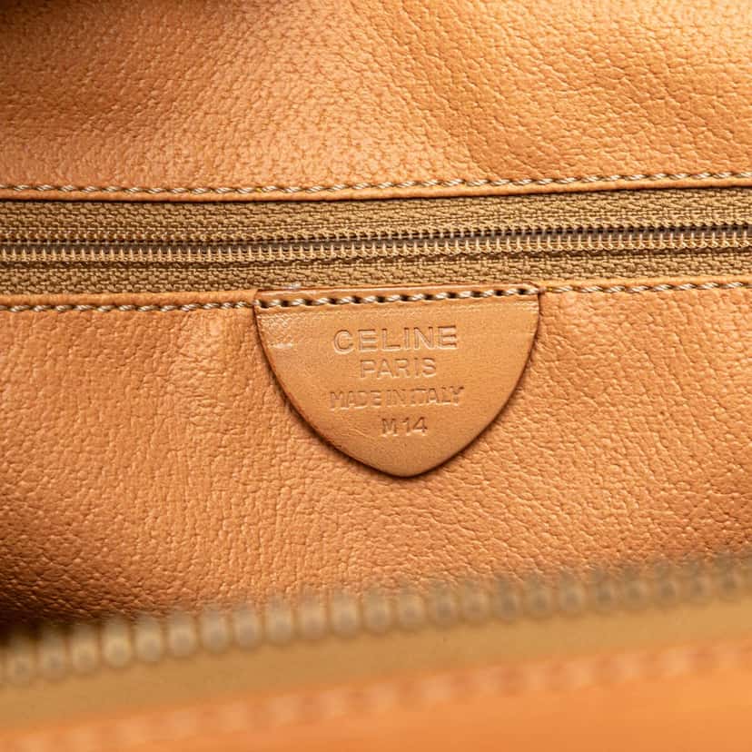 Celine Macadam Coated Canvas Handbag Brown Canvas Good condition - Box View