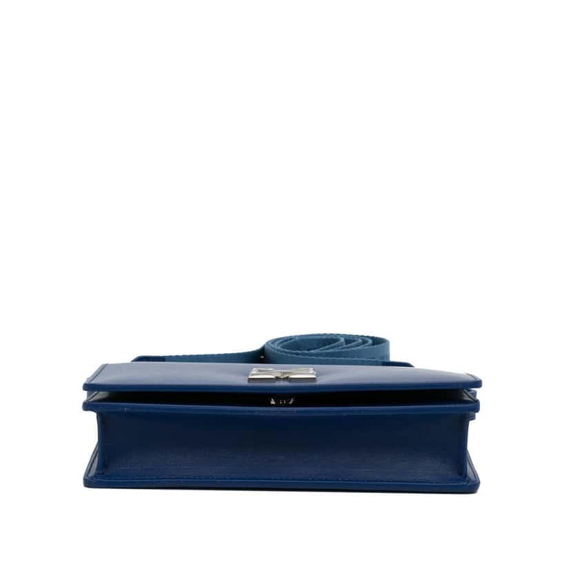 Off-white Jitney 0.5 Blue Leather Very good condition - Box View