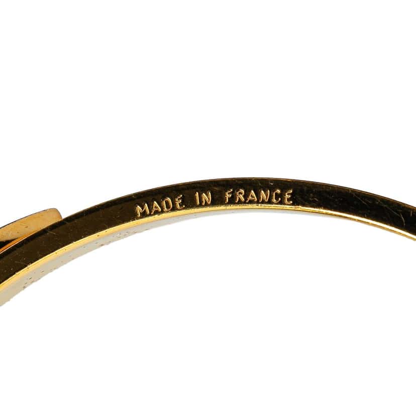 Hermès Epsom Buckle Bracelet Red Leather Good condition - Box View